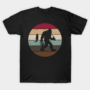 Bigfoot Fishing T-Shirt